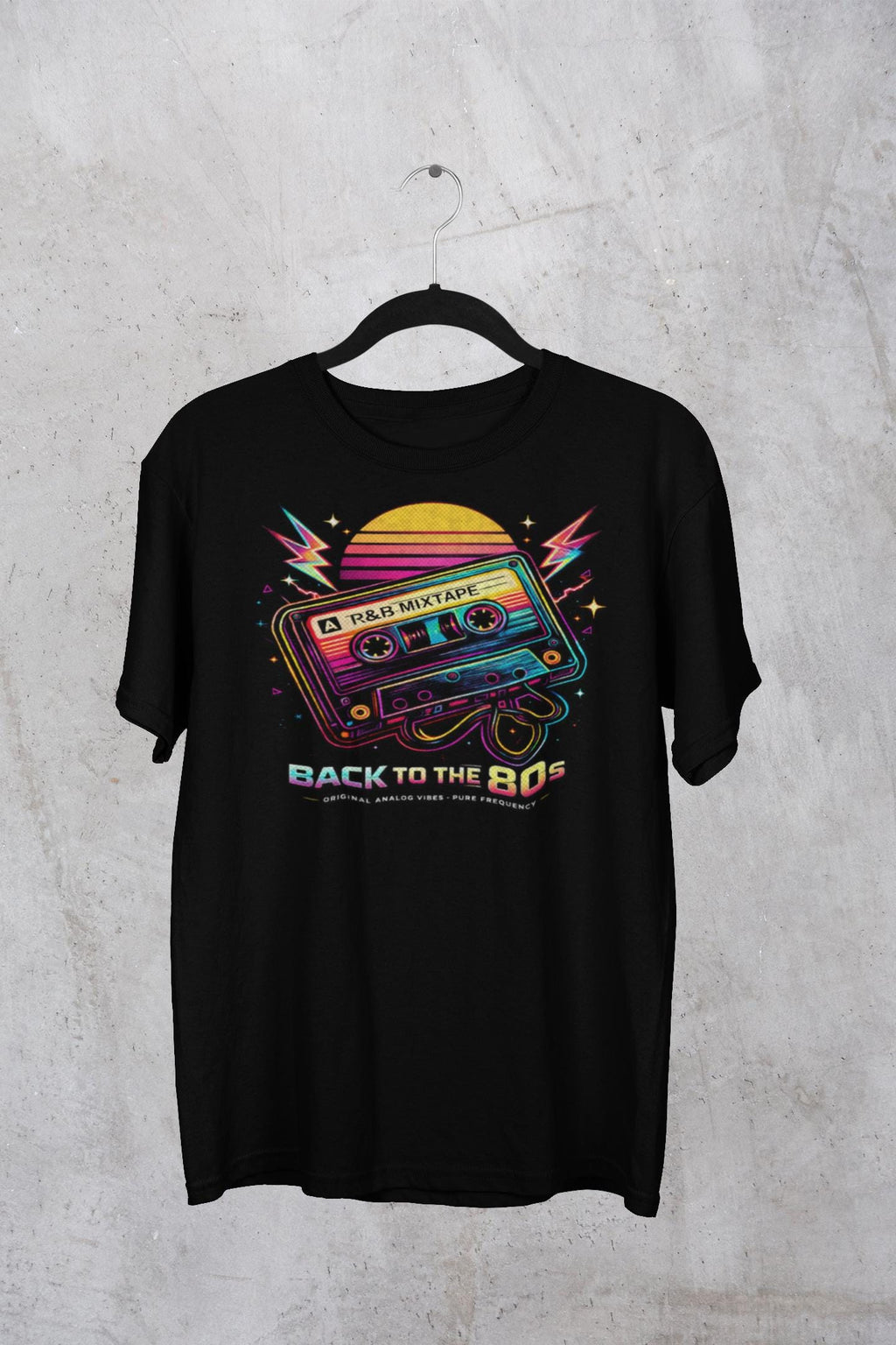 80s Retro Cassette Tape T-Shirt Back to the 80s Vintage Music Tee