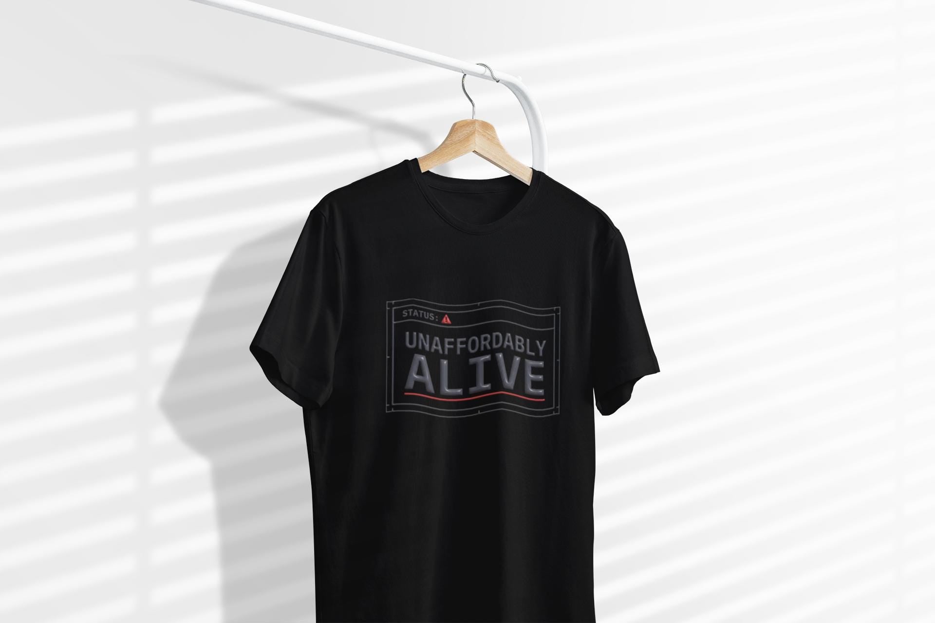 Unaffordably Alive graphic tee | Hard Times Tee