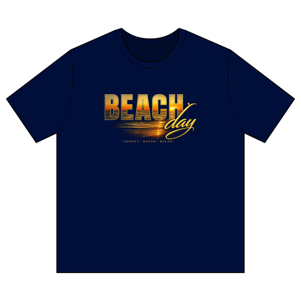 Beach Day T-Shirt  Unisex Coastal Sunset Graphic Tee