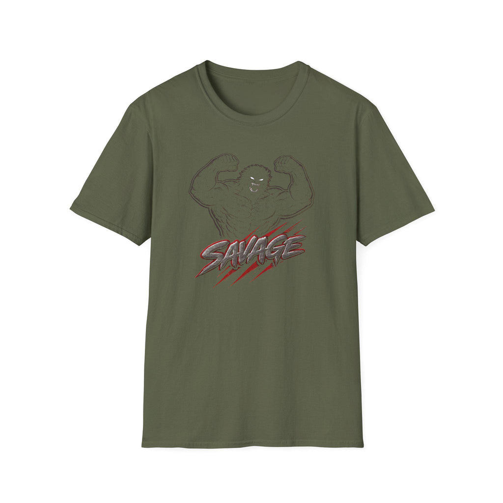 Savage Muscleman graphic T-Shirt