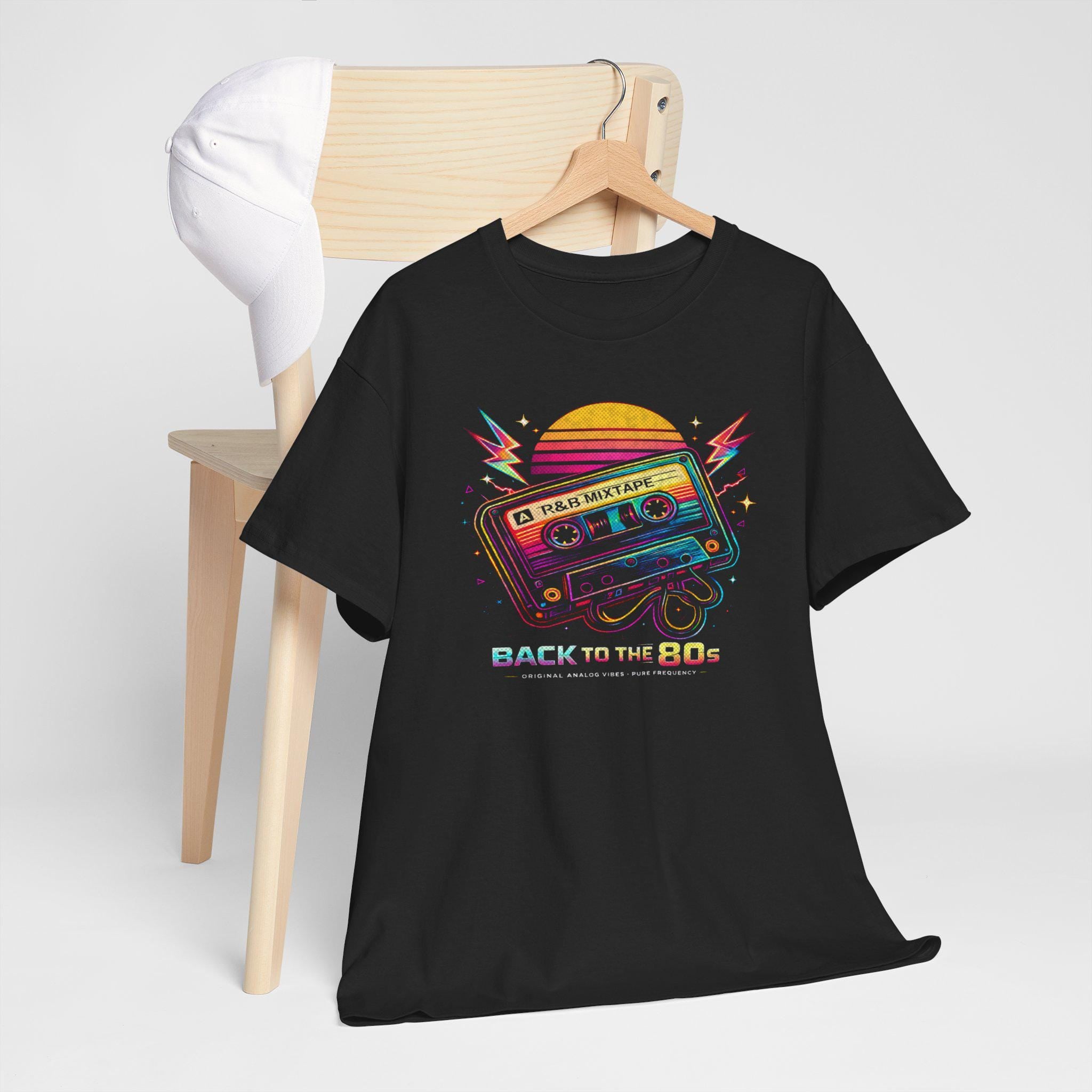 80s Retro Cassette Tape T-Shirt Back to the 80s Vintage Music Tee