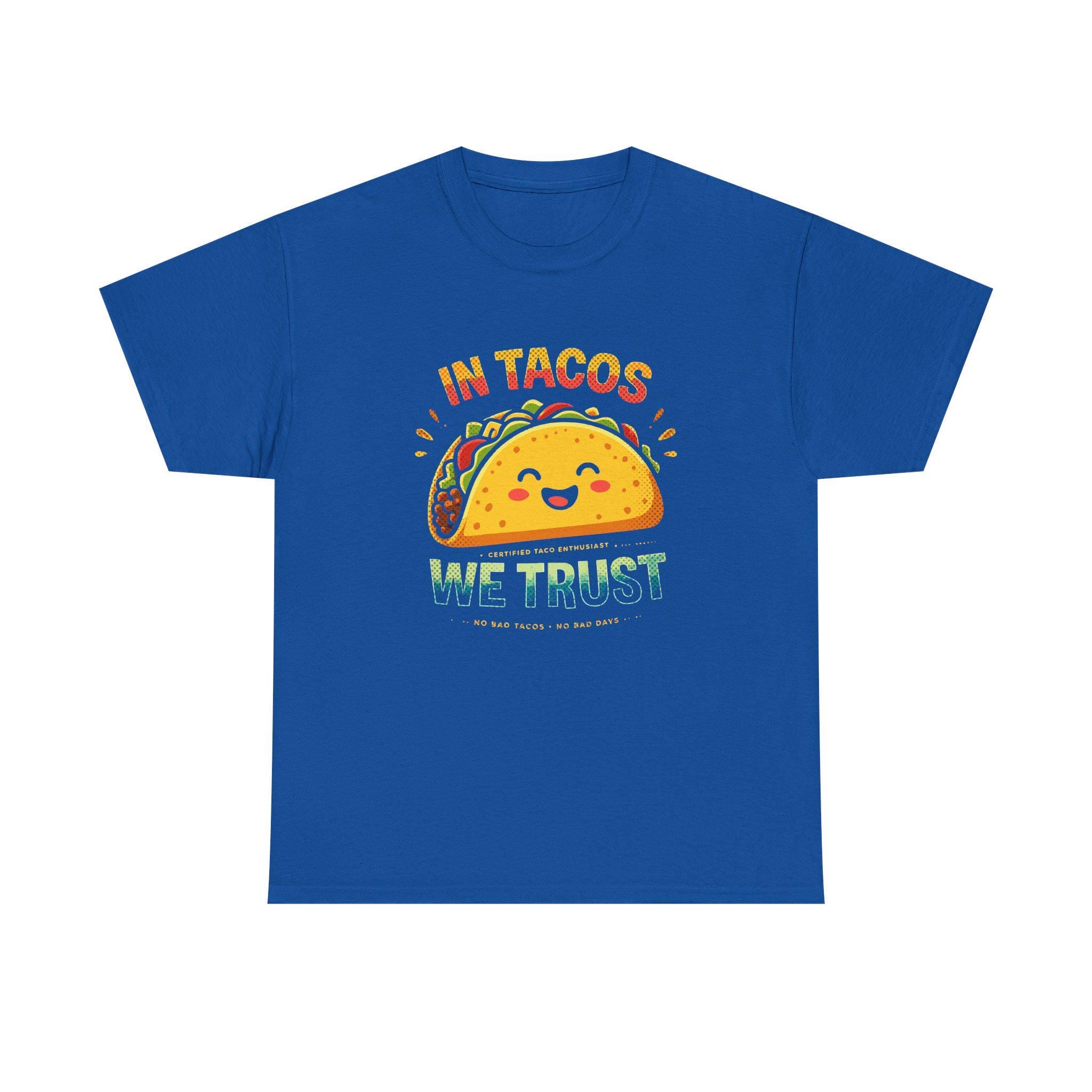 In Tacos We Trust Tee | Taco Graphic Shirt, Foodie Tee