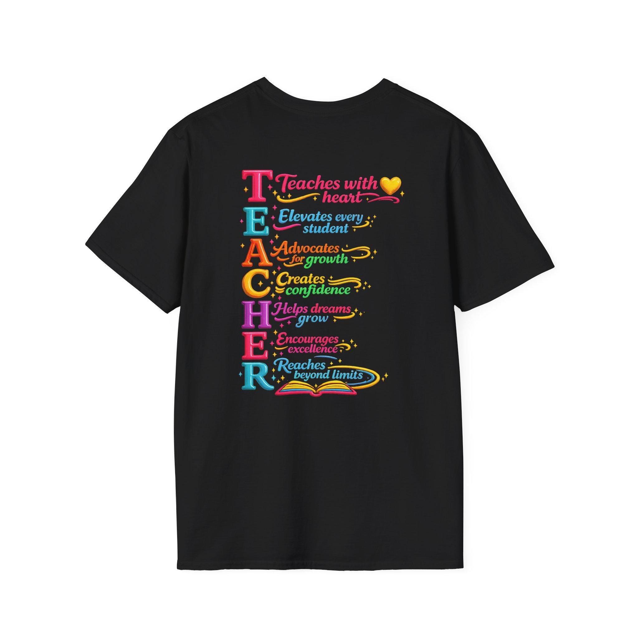Inspire. Educate. Elevate. T-Shirt | Teacher Motivational Shirt, School Appreciation