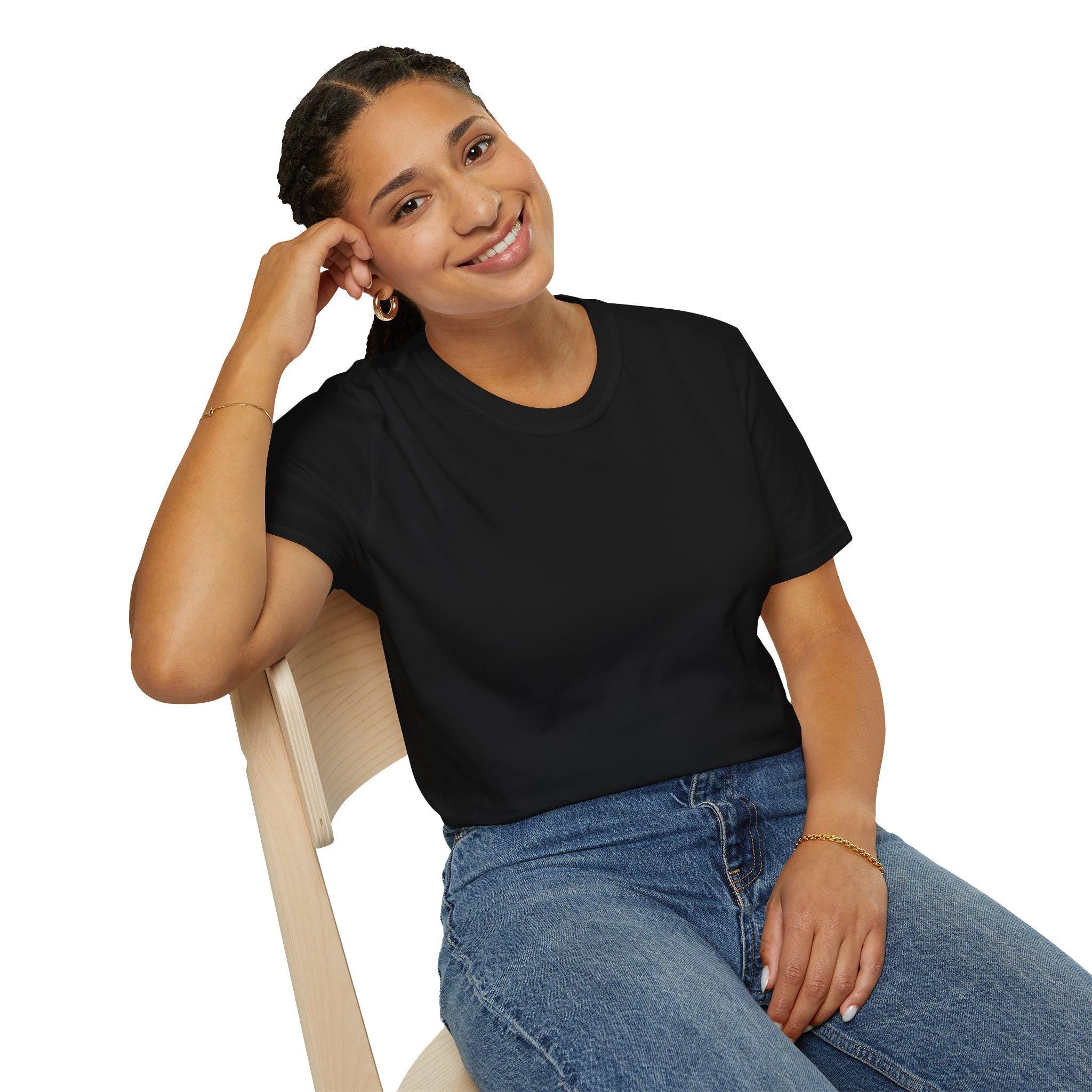 100% Cotton Black T-Shirt