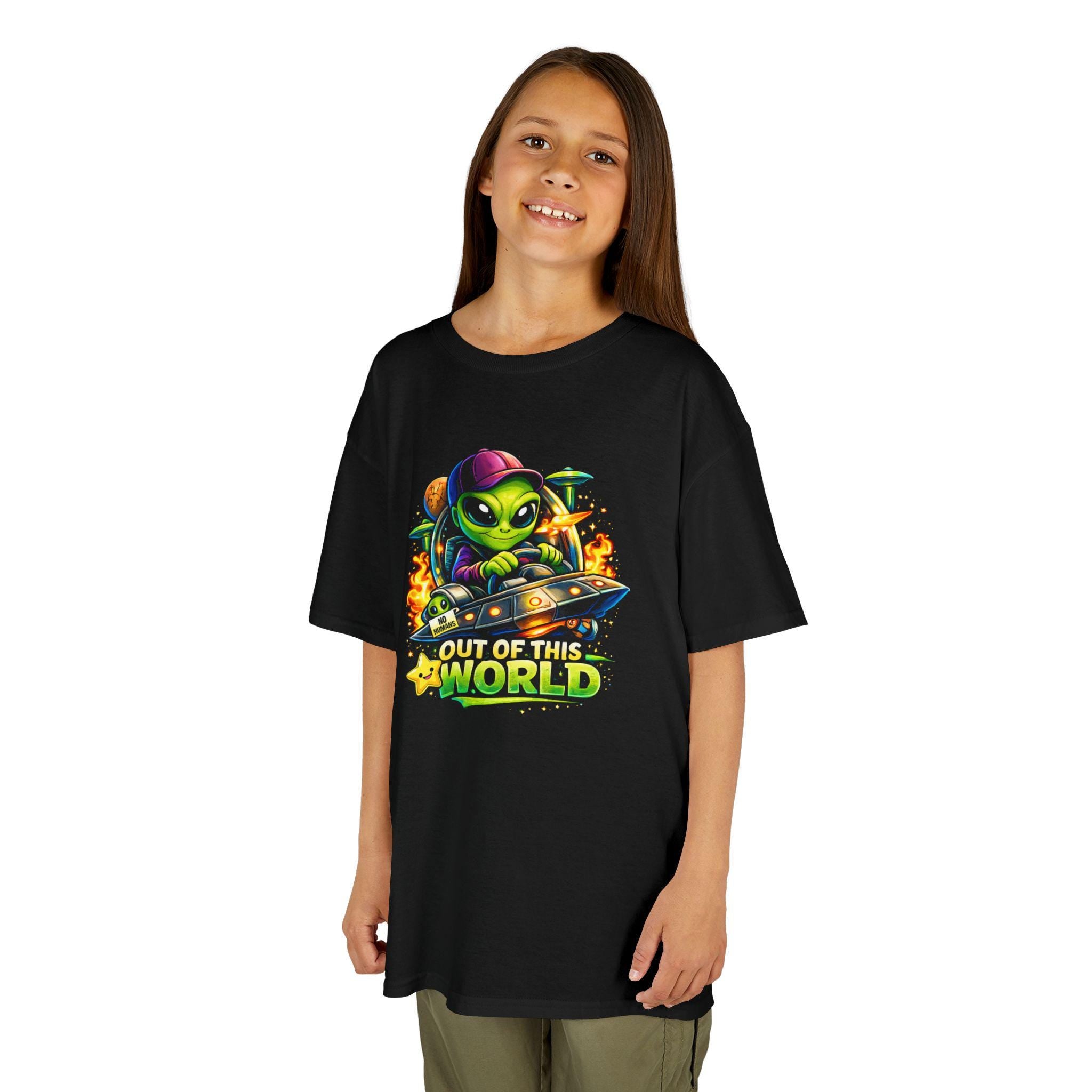 Kids Alien Tee | Explore the World Graphic T-Shirt