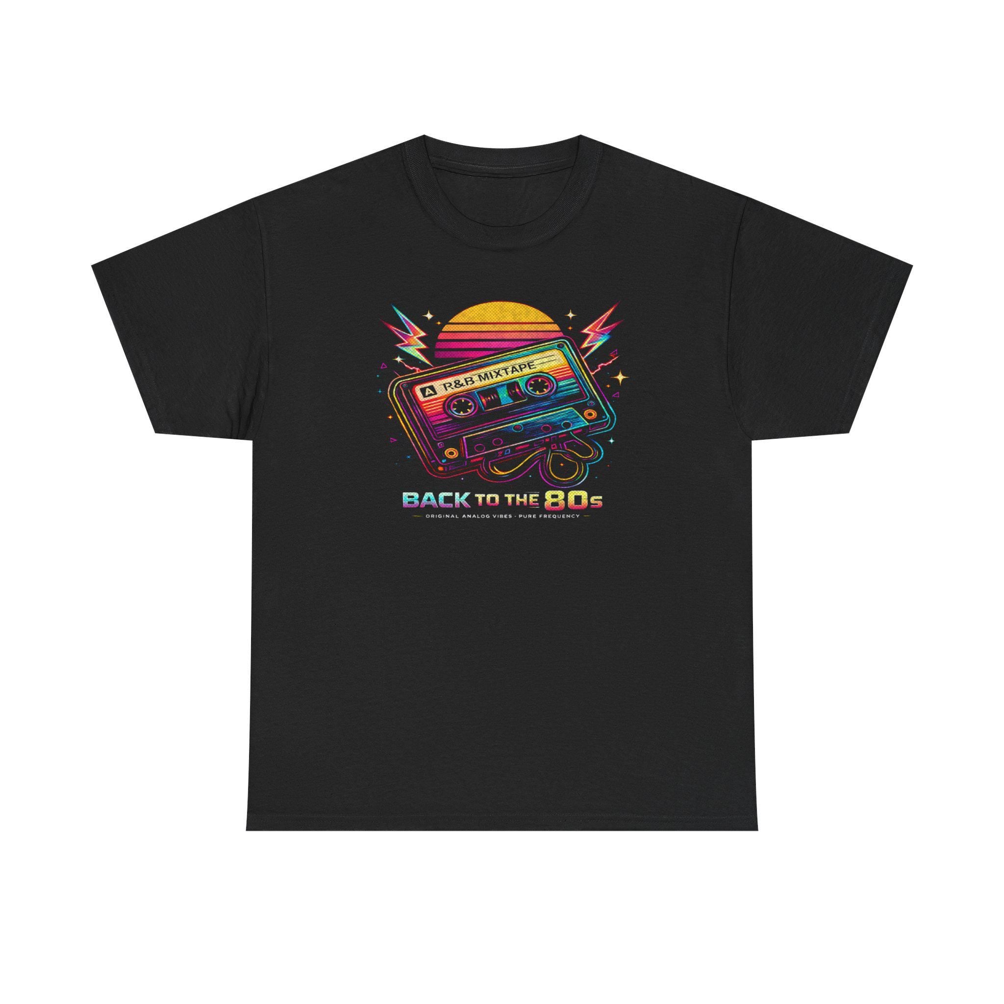 80s Retro Cassette Tape T-Shirt Back to the 80s Vintage Music Tee
