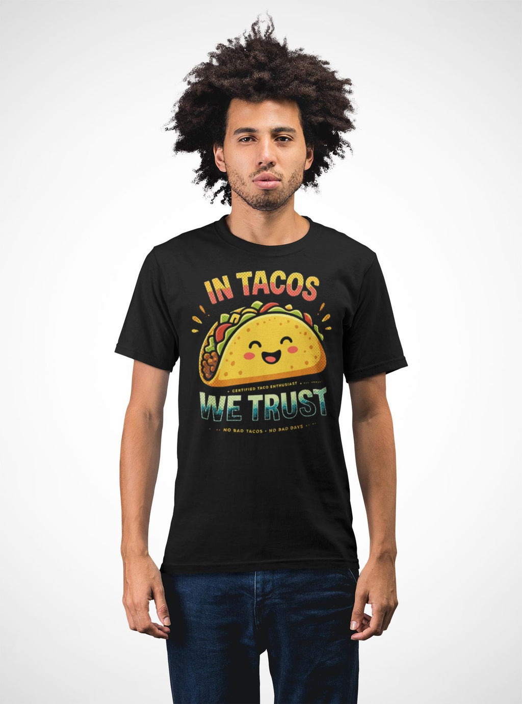 In Tacos We Trust Tee | Taco Graphic Shirt, Foodie Tee