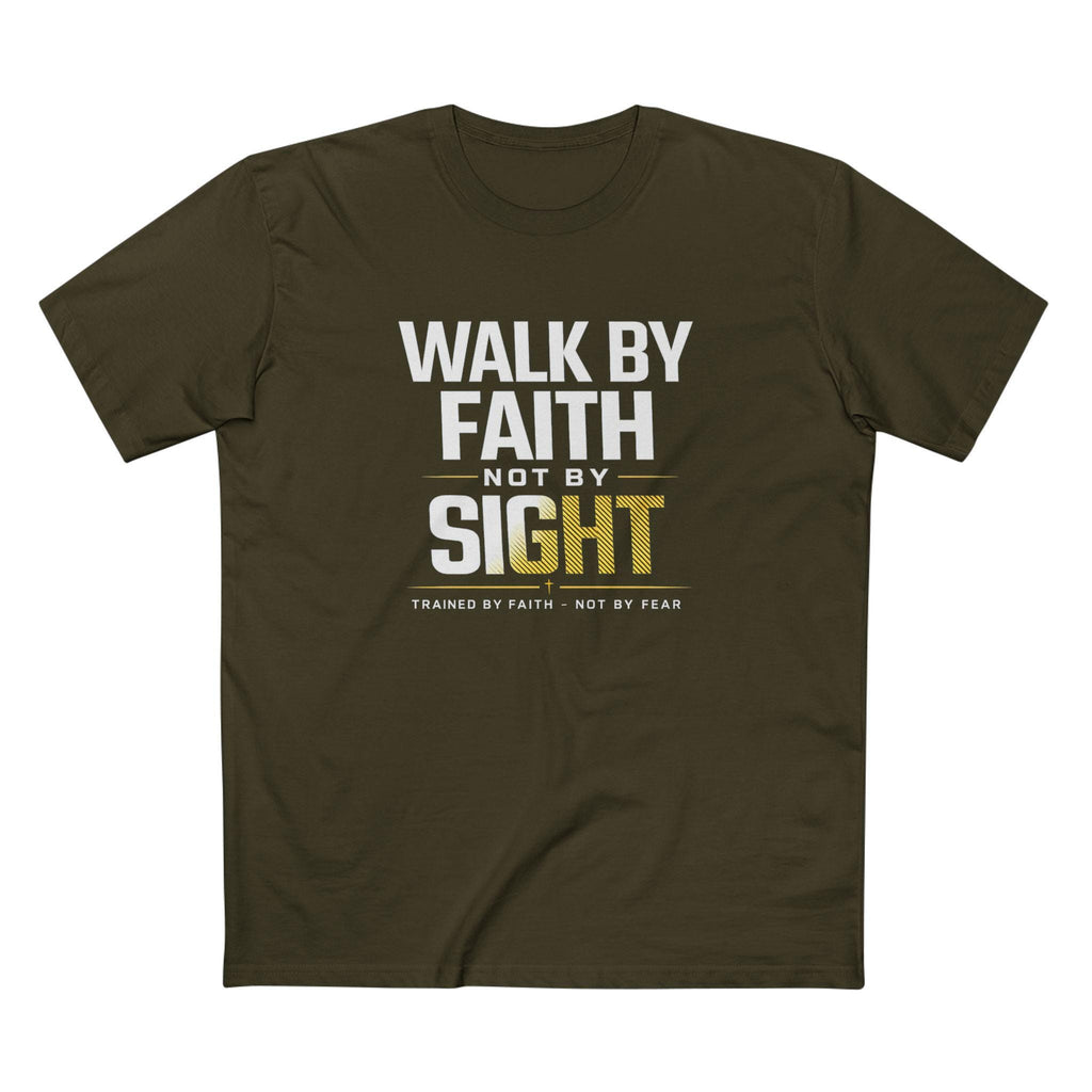 Walk By Faith Not By Sight Christian Tee | Inspirational Shirt
