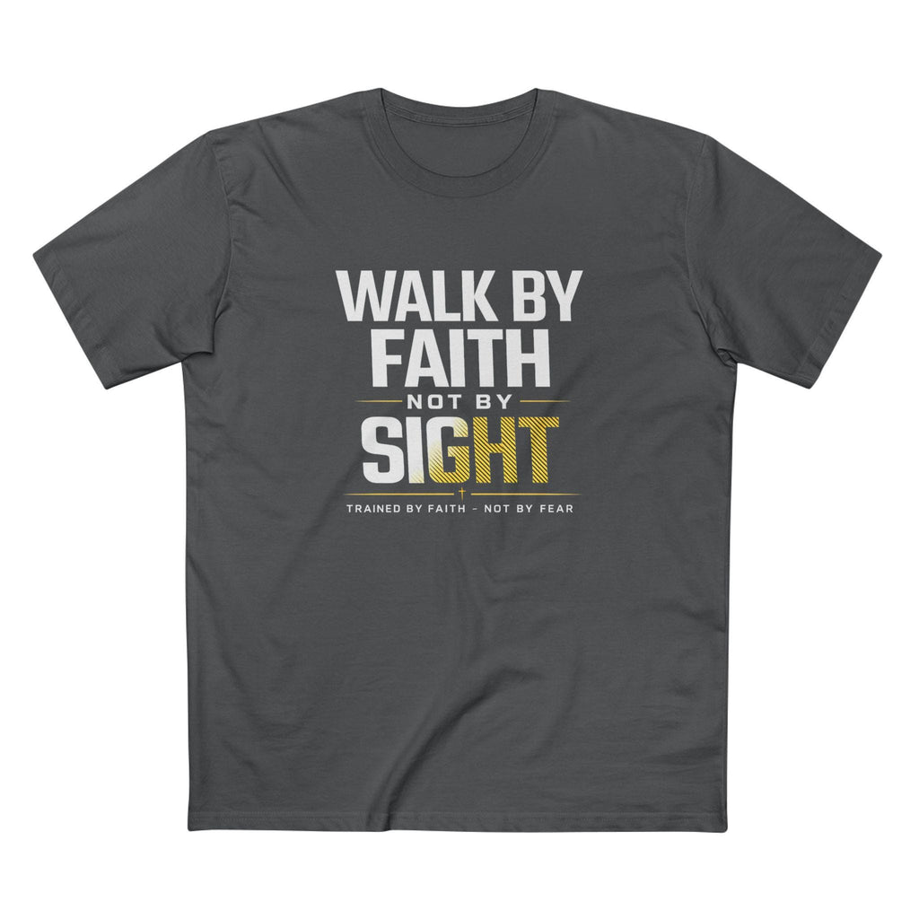 Walk By Faith Not By Sight Christian Tee | Inspirational Shirt