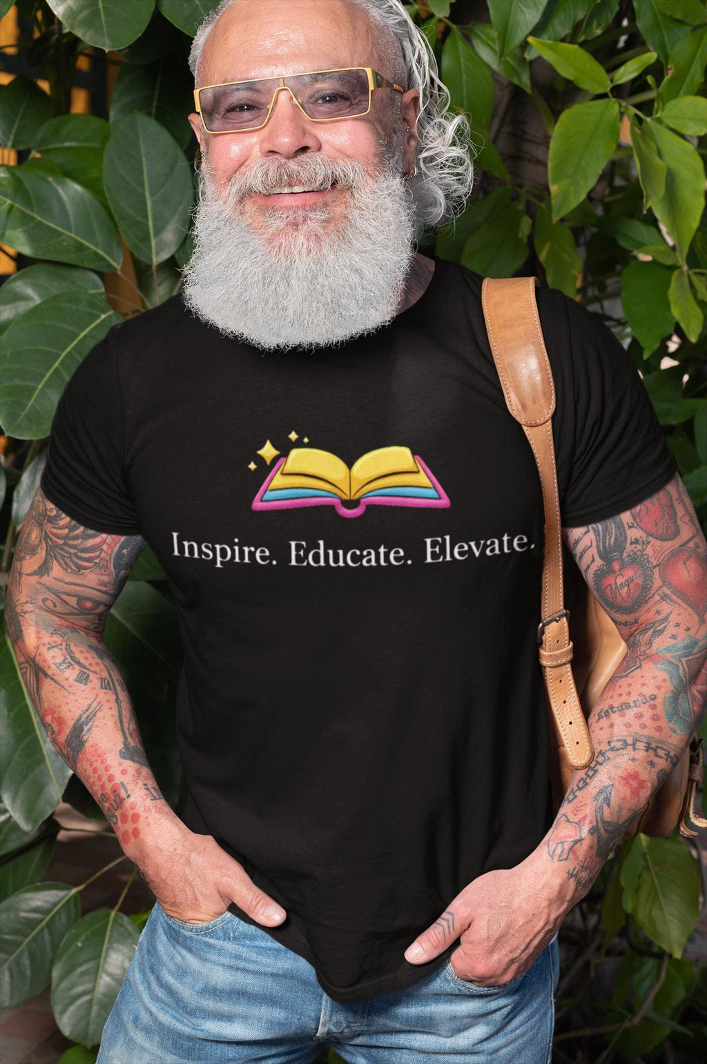 Inspire. Educate. Elevate. T-Shirt | Teacher Motivational Shirt, School Appreciation