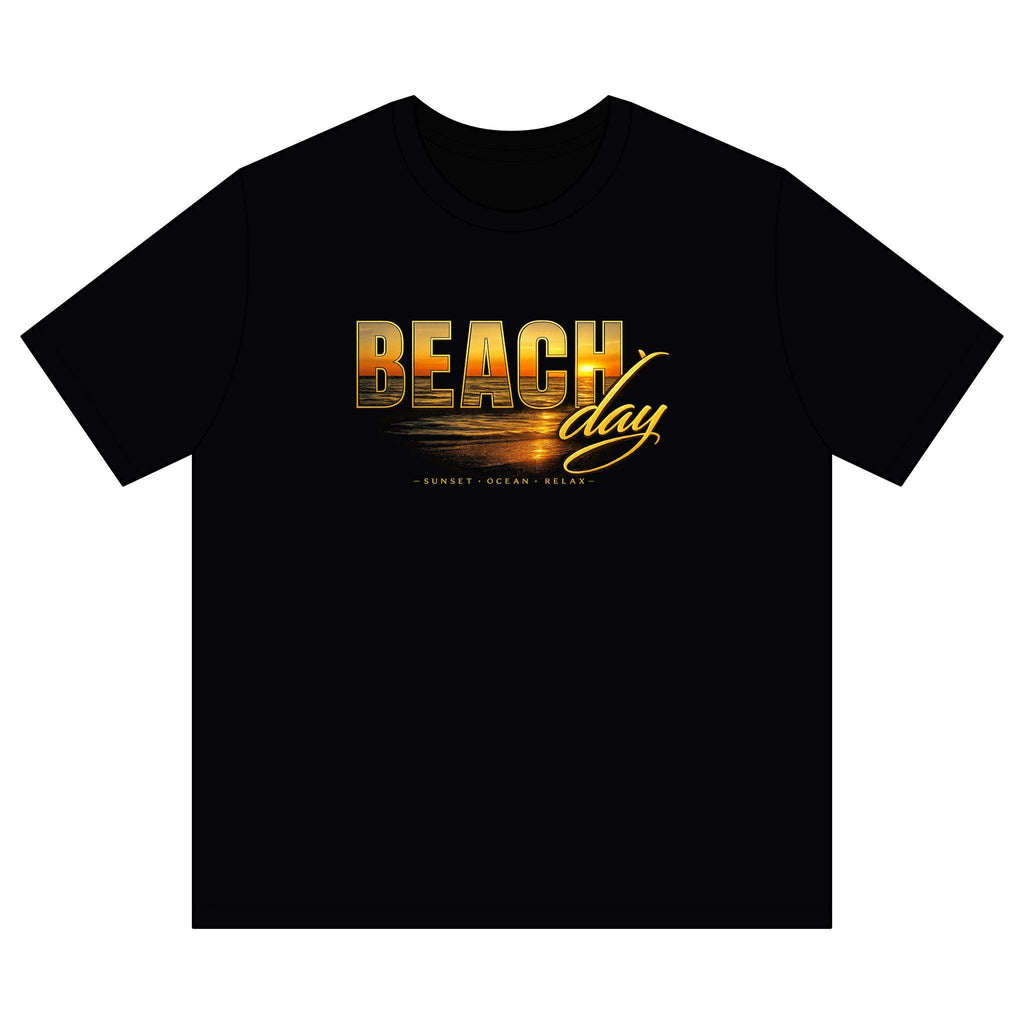 Beach Day T-Shirt  Unisex Coastal Sunset Graphic Tee