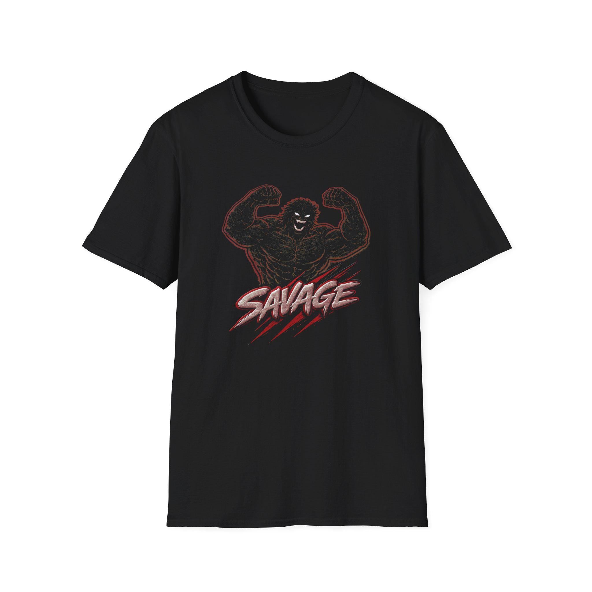 Savage Muscleman graphic T-Shirt