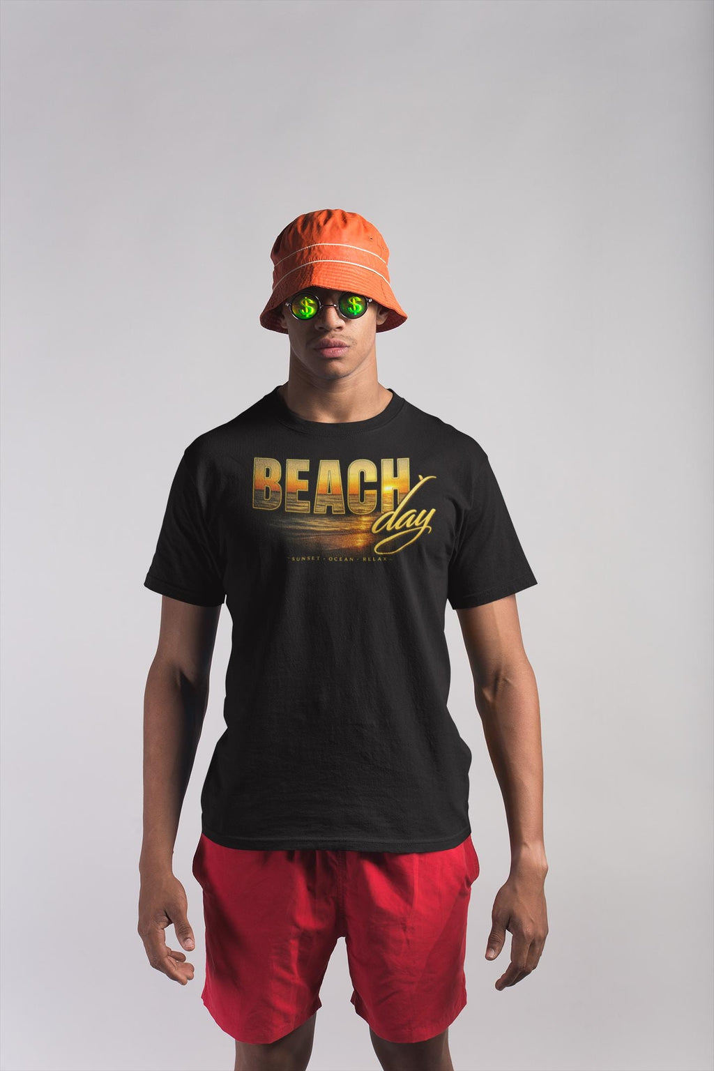 Beach Day T-Shirt  Unisex Coastal Sunset Graphic Tee