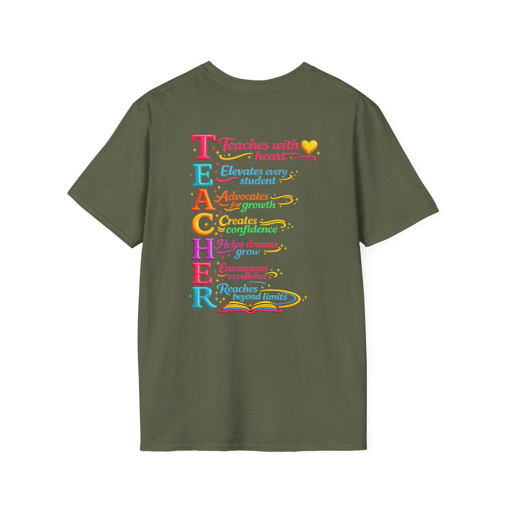 Inspire. Educate. Elevate. T-Shirt | Teacher Motivational Shirt, School Appreciation