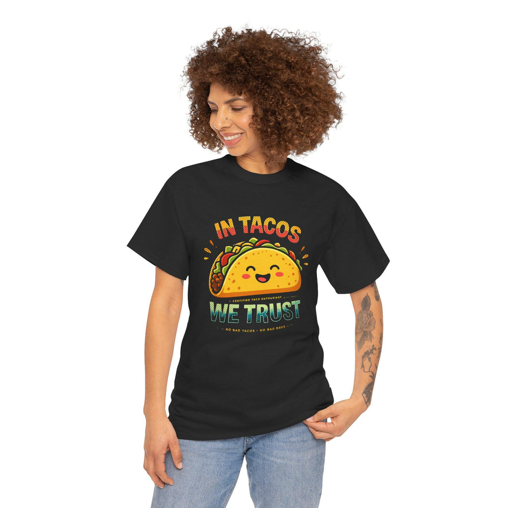 In Tacos We Trust Tee | Taco Graphic Shirt, Foodie Tee