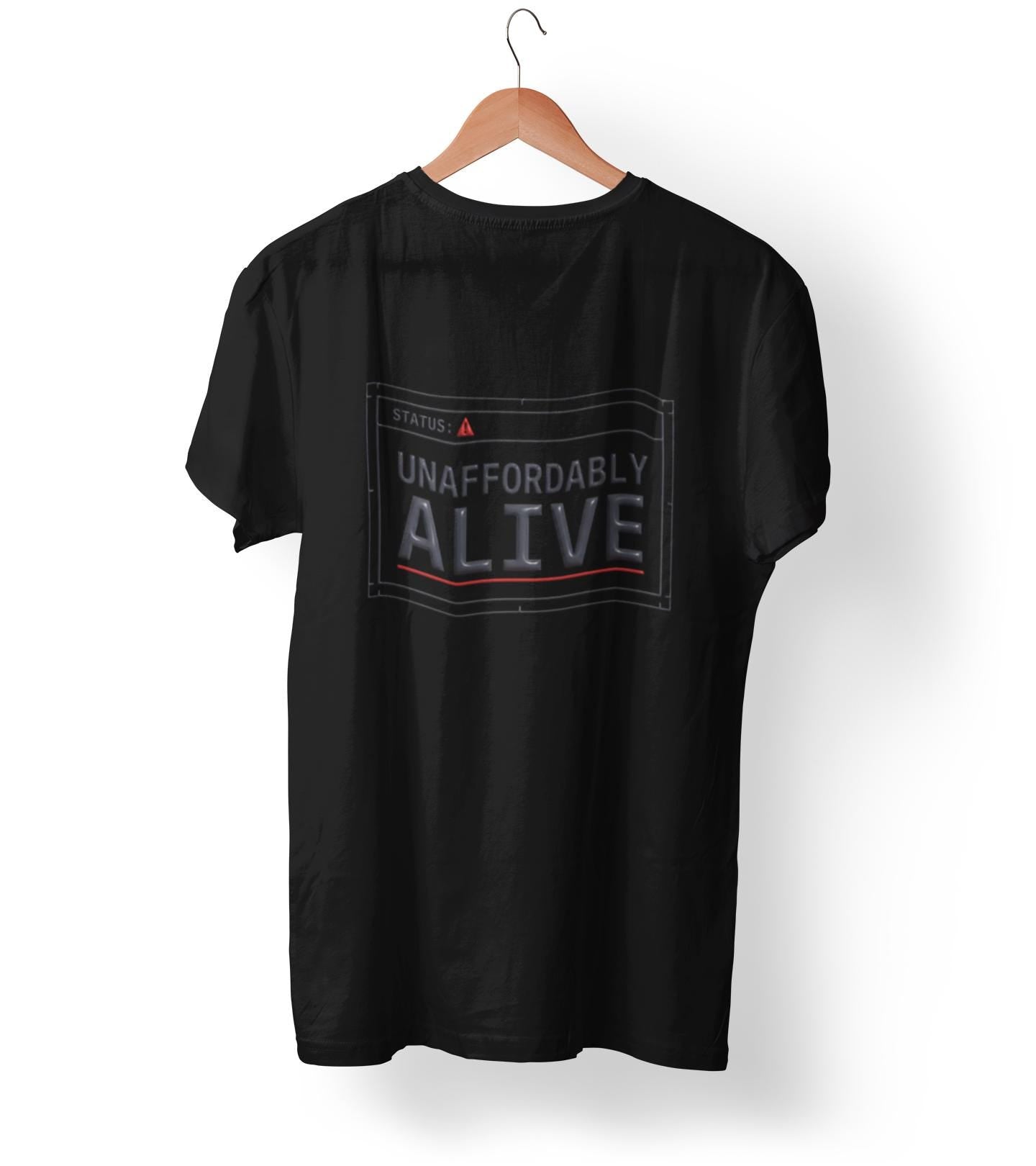 Unaffordably Alive graphic tee | Hard Times Tee
