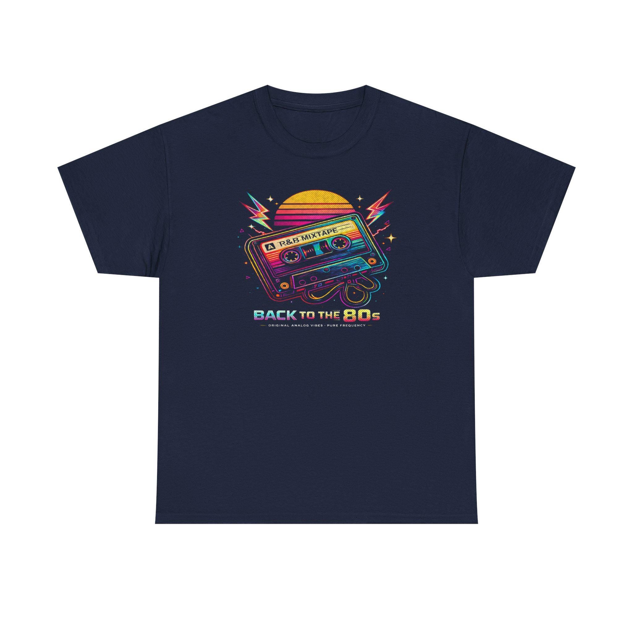 80s Retro Cassette Tape T-Shirt Back to the 80s Vintage Music Tee
