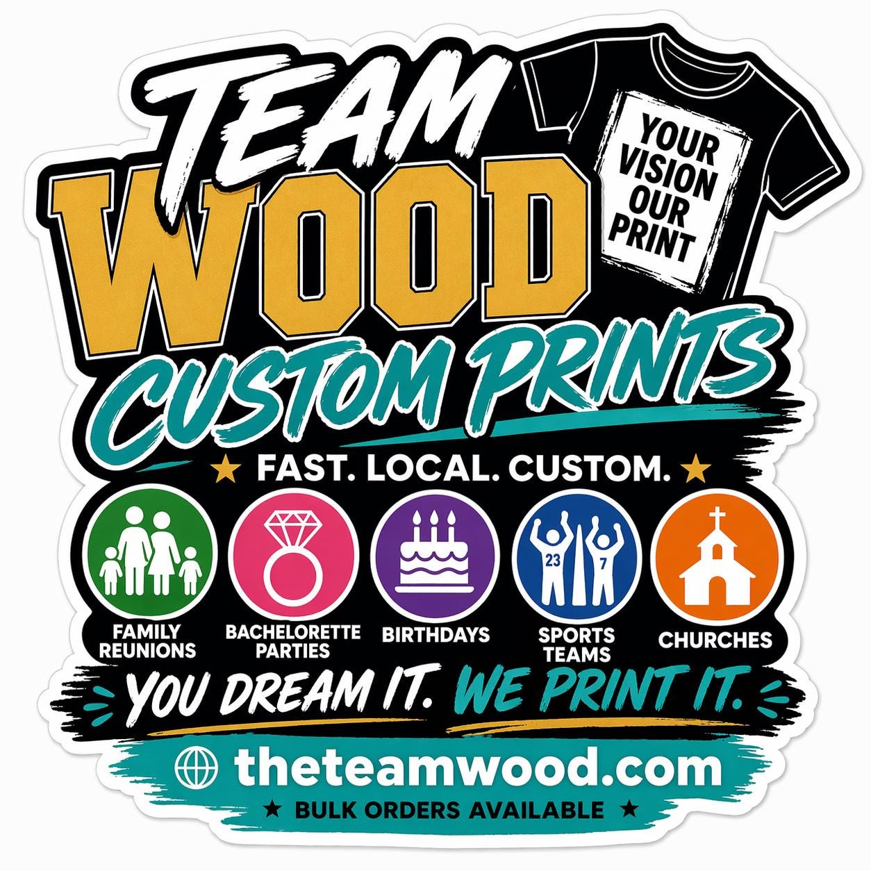 Custom Logo T-Shirt | Personalized Logo __etsy:7945975036