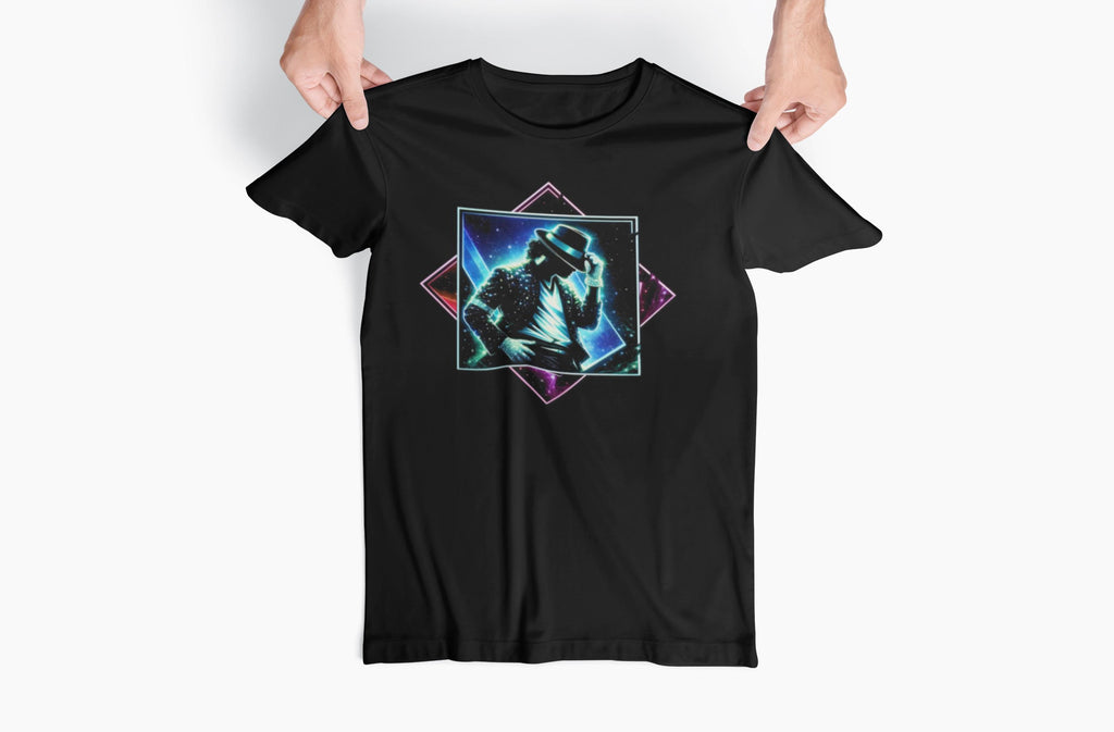 Retro  MJ Singer Tee | Retro 80s Music Graphic Shirt