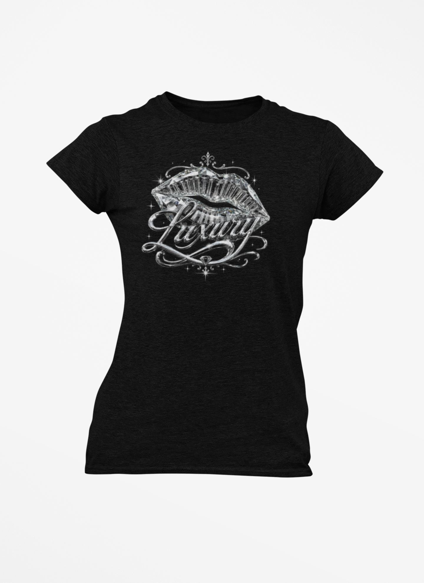 Luxury Glitter Lip Graphic Tee